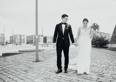 Hochzeitsreportage Bremerhaven Havenwelten Apeler Brautpaar